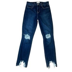 {NWOT L’AGENCE High Rise Maigre Vintage Destruct Luxury High Waist Jeans Size 26